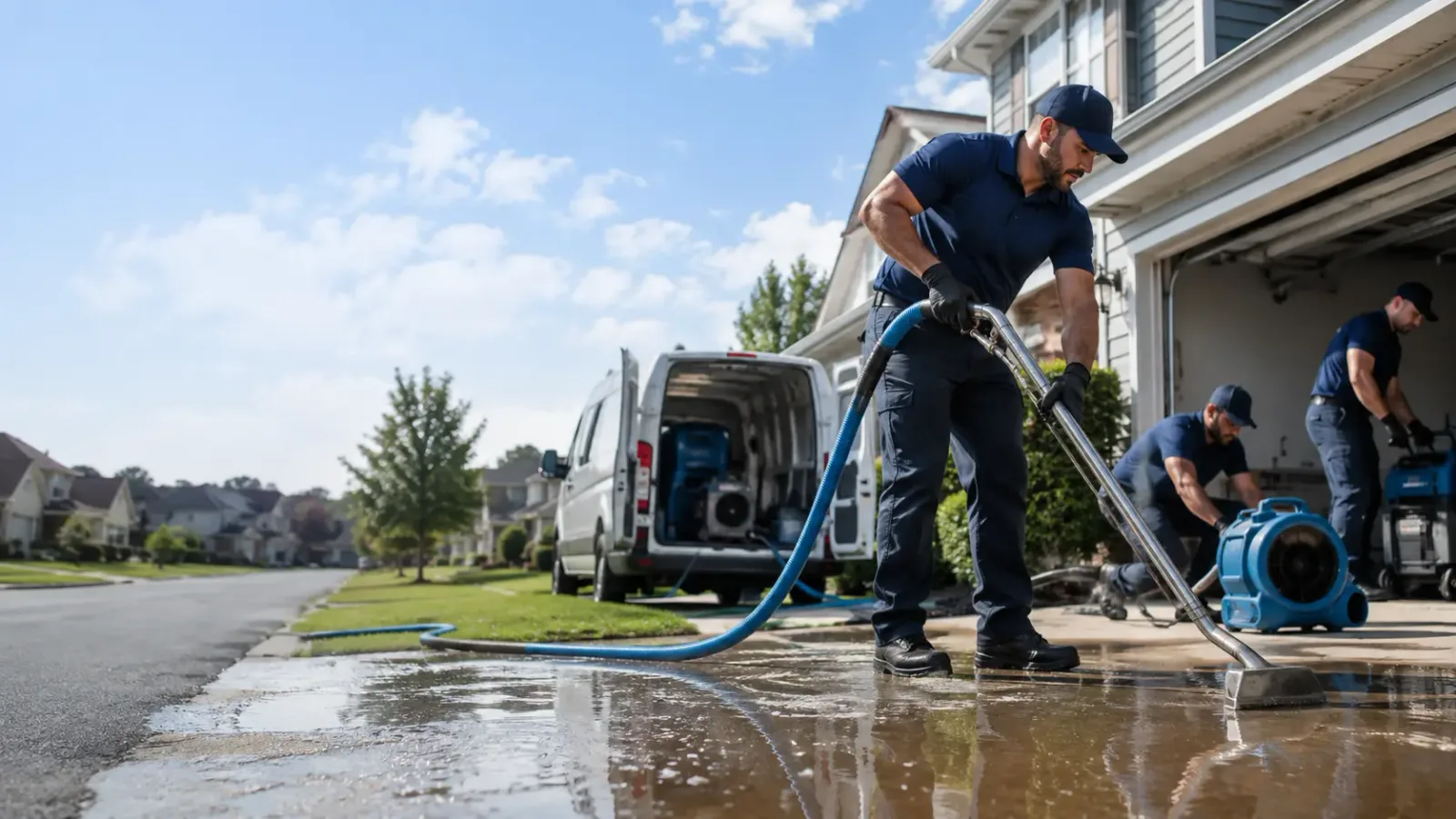 Flood Damage Restoration in Saint Leonard, MD